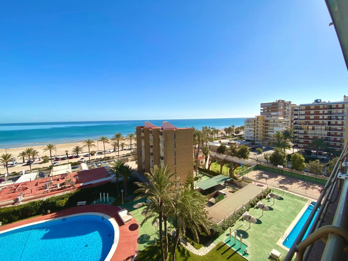 Nereo 7 Primera Linea De Playa San Juan Piscina, Parking Wifi Inmobiliaria Leo Alicante Eksteriør bilde